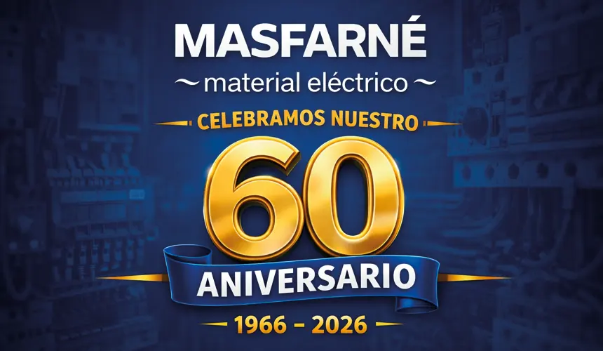 Masfarné celebra 60 años liderando la distribución de material eléctrico
