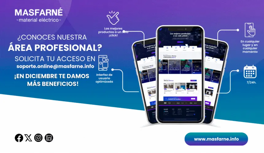 Próxima oferta especial en el Área Profesional de Masfarné