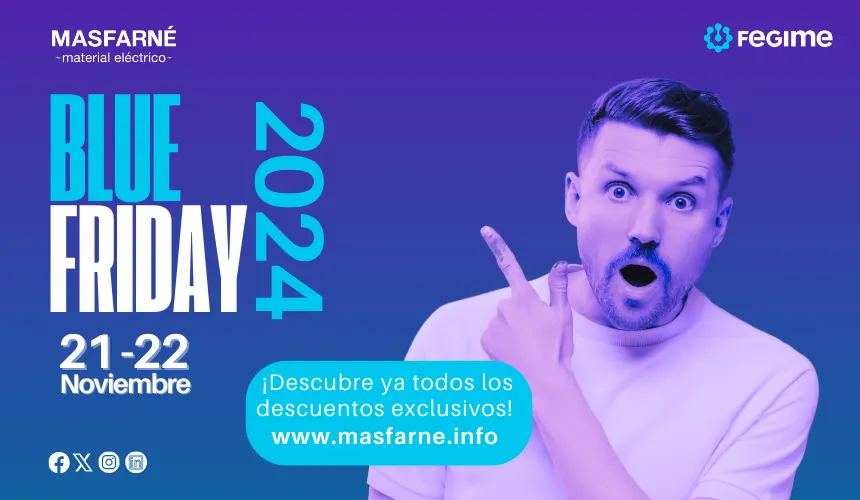 Blue Friday 2024 en Masfarné con promociones exclusivas para profesionales