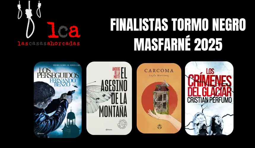 Finalistas del Premio Tormo Negro Masfarné 2025 de novela negra