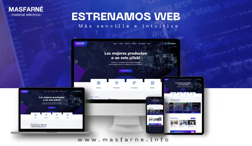 Masfarné presenta su nueva web y Área Profesional online