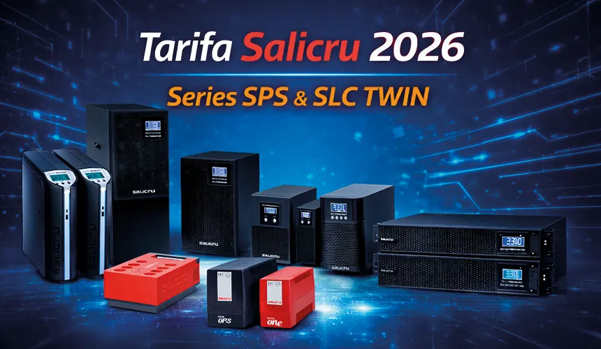 Nueva Tarifa Salicru 2026 | Series SPS y SLC TWIN – Masfarné Fegime