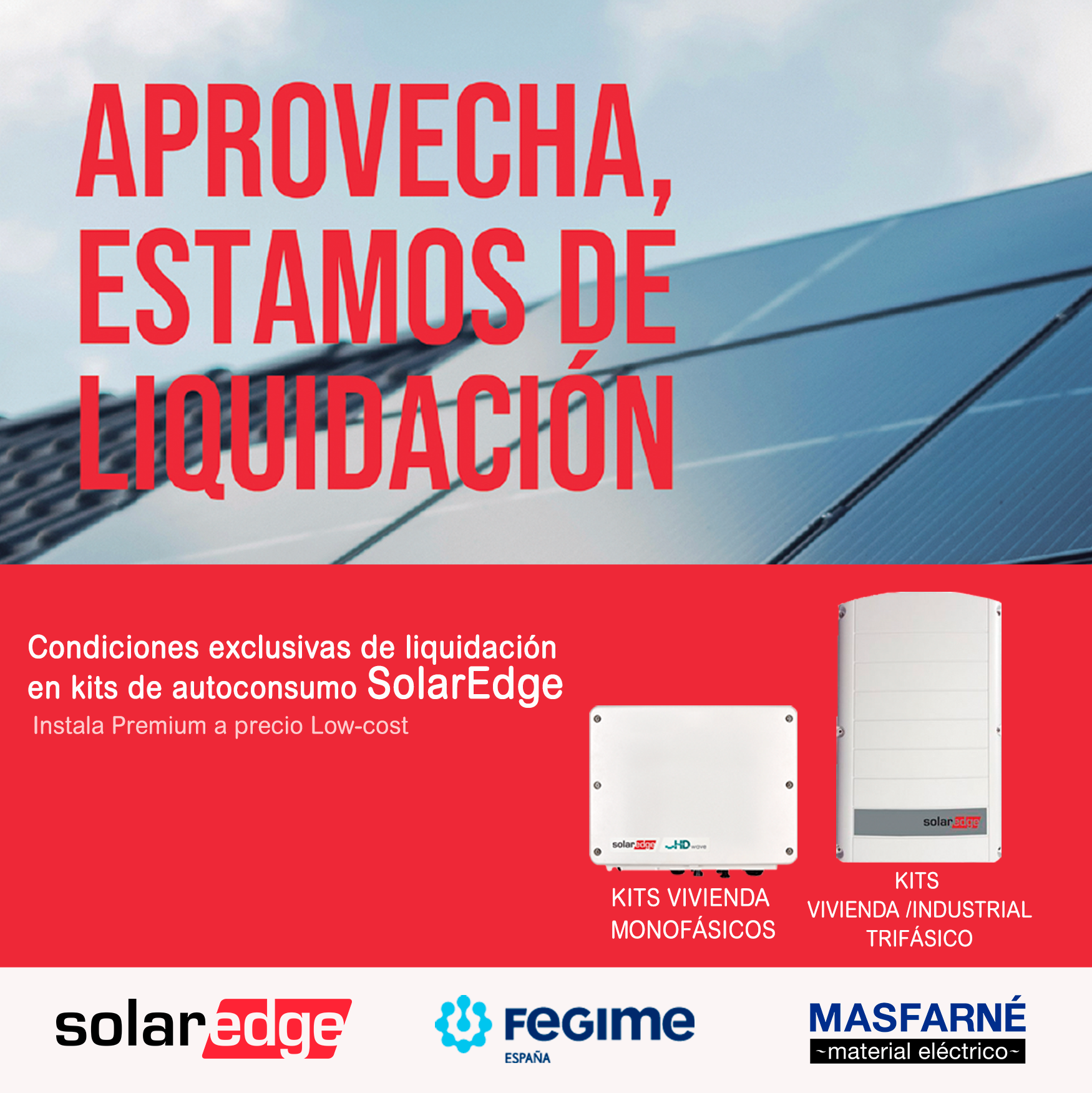 Promoción SolarEdge en Masfarné